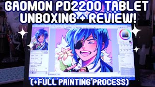 GAOMON PD2200 UNBOXING AND REVIEW | + Painting Process !
