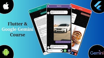 Flutter & Gemini Course - Build Chatbots & Assistant in Flutter - How to use Gemini API in Flutter