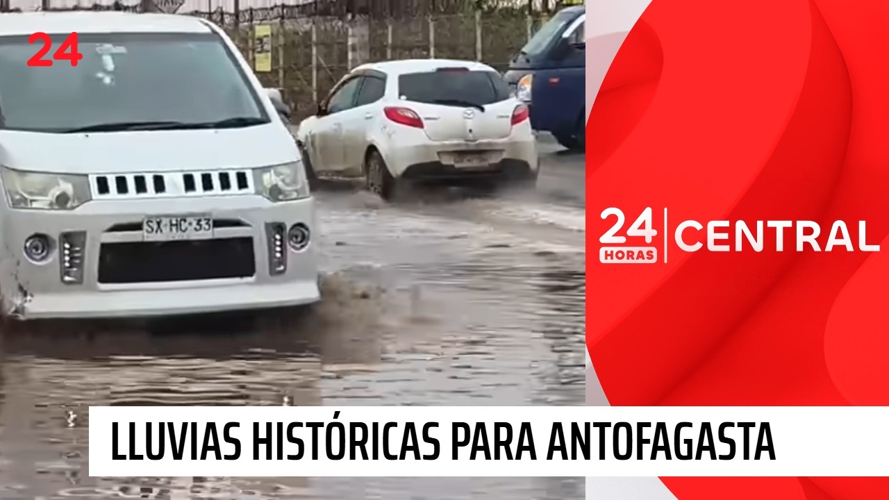 Pronóstico de lluvias históricas para región de Antofagasta | 24 Horas TVN Chile