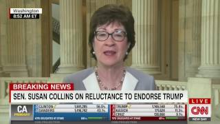 Sen. Collins Interview with CNN's New Day 6.8.16