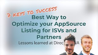 Optimize AppSource listing for Microsoft ISVs, VARs and SIs