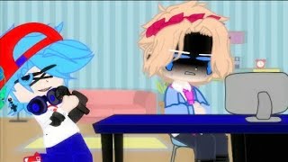 Minecraft wont add inches to your co- (FNF Gacha - BF and Senpai)