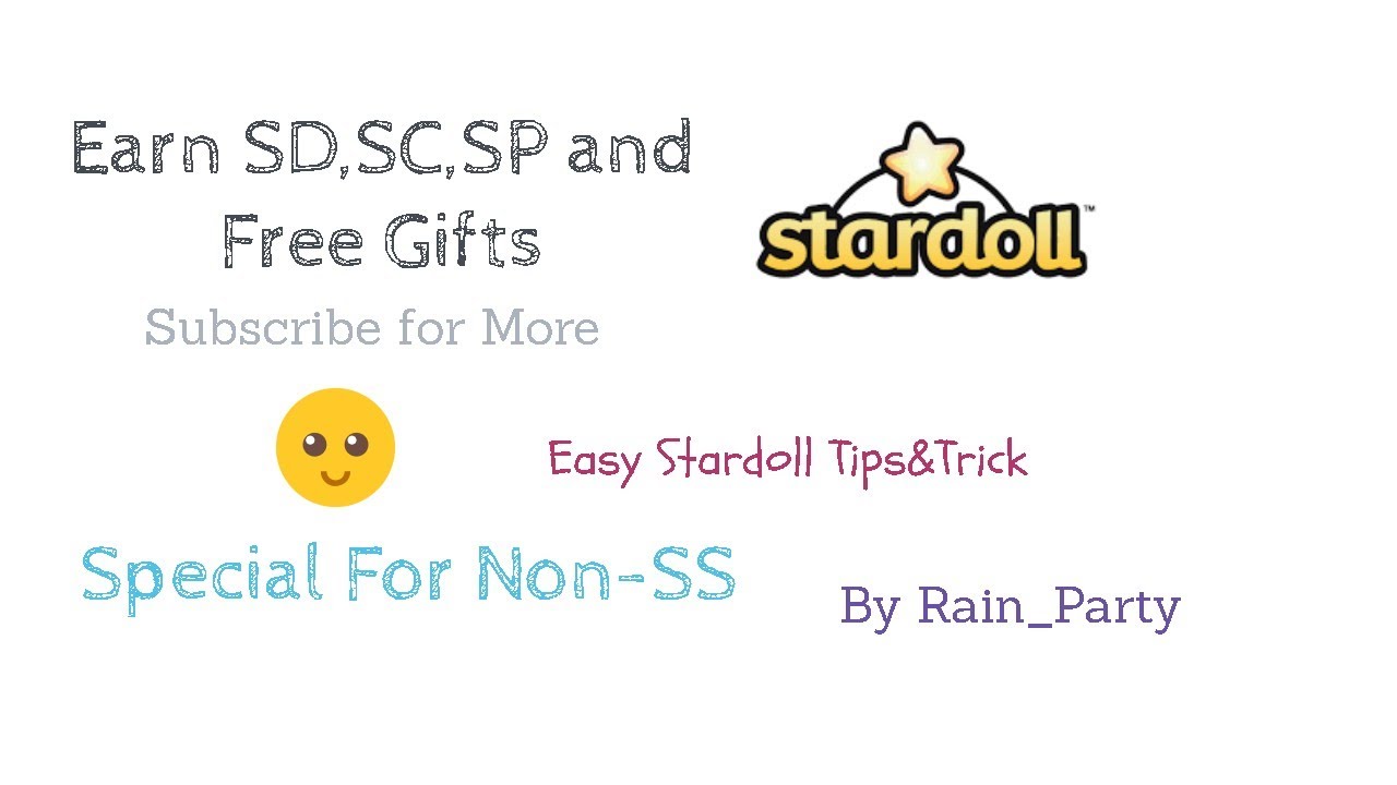 How To Earn SD,SC,SP and Free Gifts on Stardoll|Special for Non ss |By Rain_Party