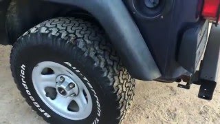 1997 Jeep Wrangler TJ 4 Cyl 2.5L Tires, Wheels, & Undercarriage
