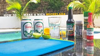 How To Make A Michelada Toña Beer Nicaragua In 2 Minutes