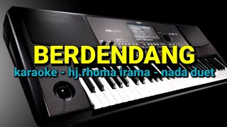 Karaoke koplo //berdendang// NADA duet //hj.rhoma irama// by jampangpbg //psr670