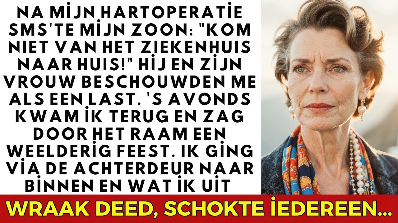 Ik stond in de ziekenhuisgang, mijn wandelstok trillend in mijn hand, toen ik hun stemmen hoorde. Noël en Valya dachten dat ik nog op bed lag, maar ik verstond elk woord. “Ze komt niet meer...