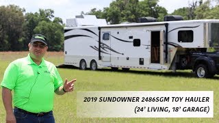 2019 Sundowner 2486SGM Toy Hauler for sale  Ocala Trailer