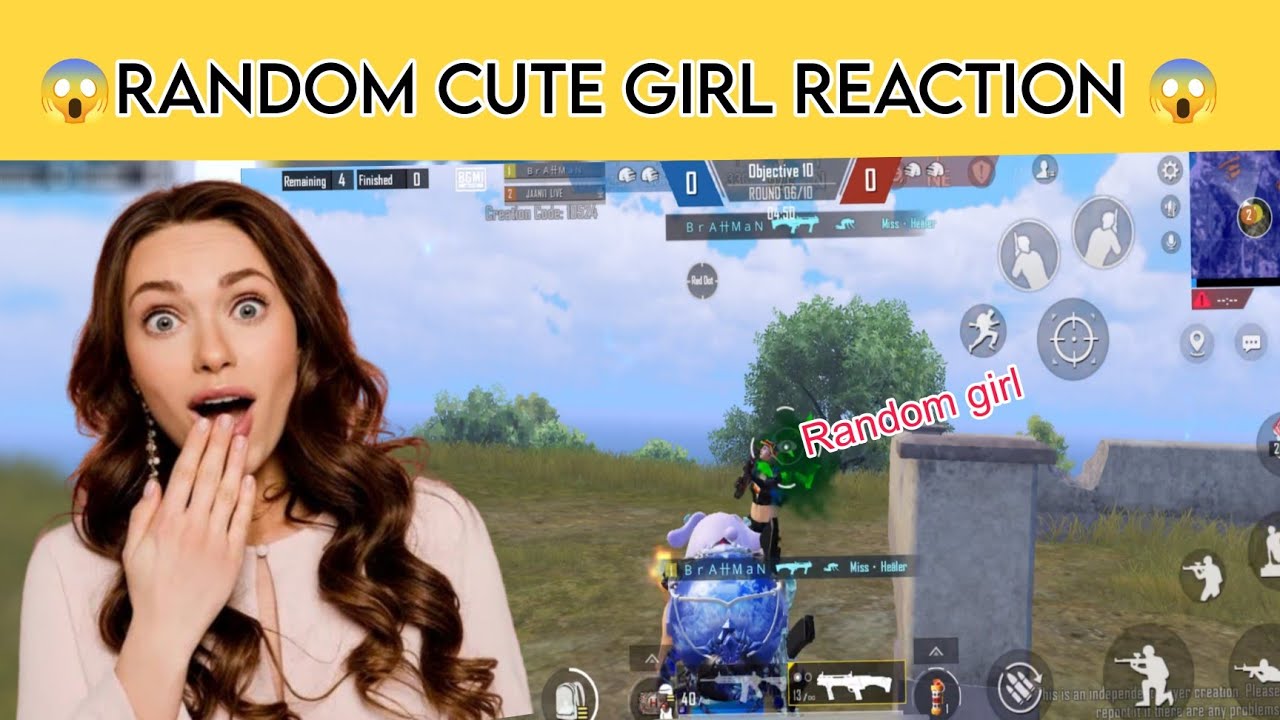 RANDOM CUTE GIRL CAME IN OUR MATCH | FULL MASTI WITH RANDOM GIRL ...