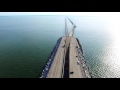 Chesapeake Bay Bridge Tunnel Virgina Beach Drone Phantom 3 & OSMO