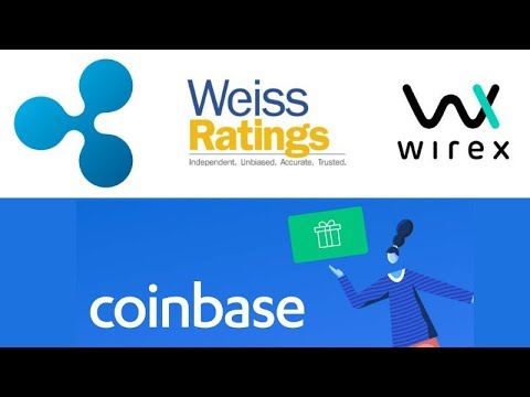 Weiss Ratings Xrp Wirex 2 Million Xrp Coinbase Crypto E Gift Card Andrew Yang Crypto Donation Youtube