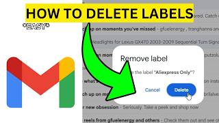How To Delete Labels on Gmail(EASY)
