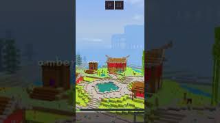 Minecraft😍//Amberly🤍 #shorts #edits #minecraft *My Sister Did These Builds* 😃