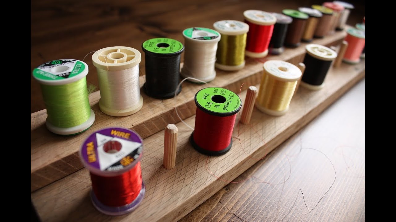 Simple Spool Holder For Fly Tying Or Sewing Lesson Preview YouTube simple-spool-holder-for-fly-tying-or-sewing-lesson-preview-youtube