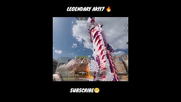 LEGENDARY AK117 DIAMOND CAMO WEAPON INSPECTION AND RELOAD ANIMATION 😍 #shorts #gg73yt