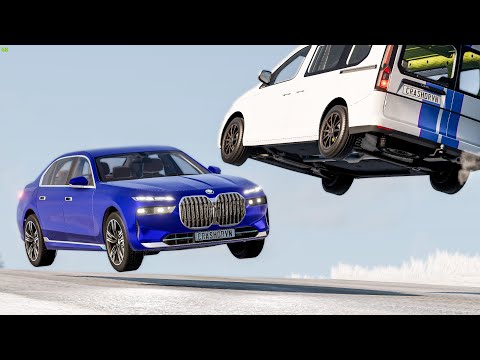High Speed Street Racing Car Crashes #64 - BeamNG Drive Crashes