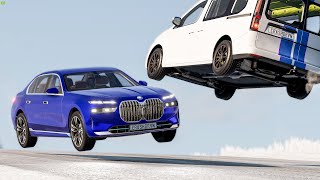 High Speed Street Racing Car Crashes #64 - BeamNG Drive Crashes screenshot 5