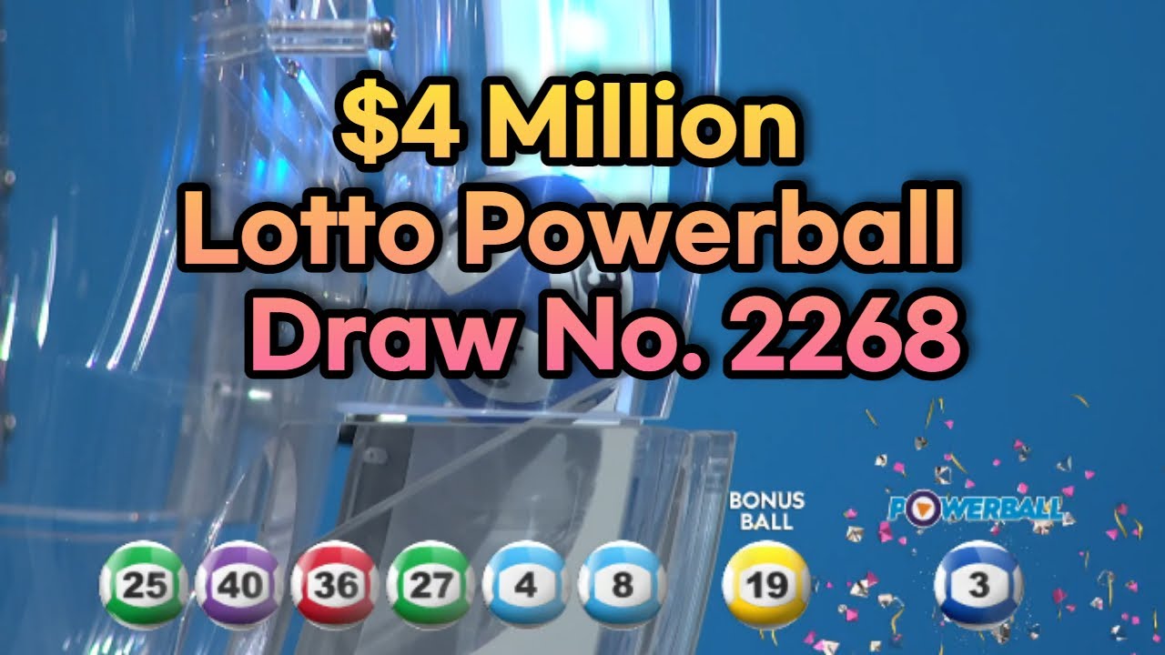 4 Million Lotto NZ Draw2268 (Sat 29th April 2023) powerball 