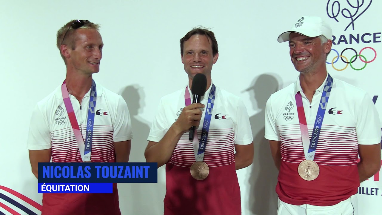 #Tokyo2020 - L'équipe de concours complet en bronze !