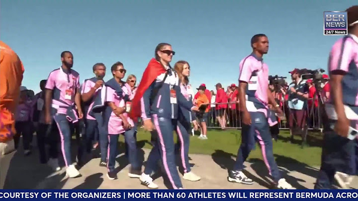 Live Video: Bermuda's team at 2025 Island Games Opening Ceremony
