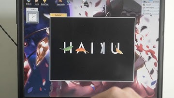 Haiku Exploration on My ThinkPad X40