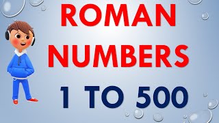 Roman Numbers 1 To 500 || Roman Numerals 1 To 500 || Roman number 1 to 500