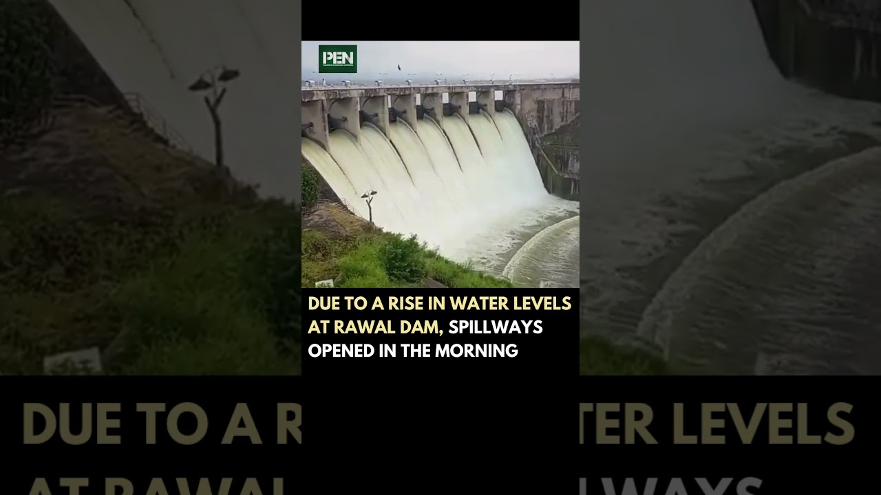 Water Level Rises at Rawal Dam, Spillways Opened 