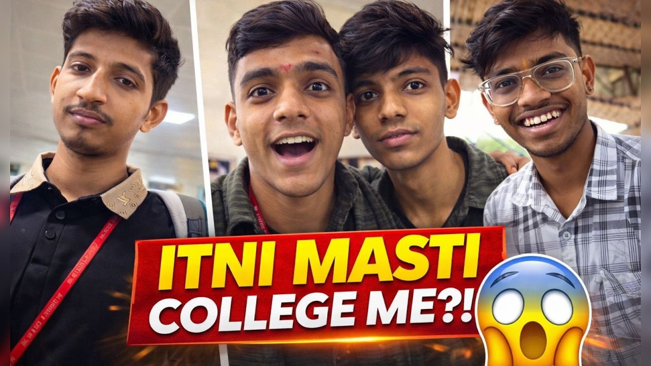 College Me Itne Maze Hote Hai? 😂🤝 Full Masti With Friends | Indian Daily Vlog | B Vibes Official