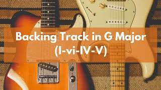 Miniatura de "G Major Backing Track (G Em C D) - Major Scale Improvisation"