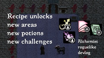 Unlockable recipes and more content — a roguelike devlog