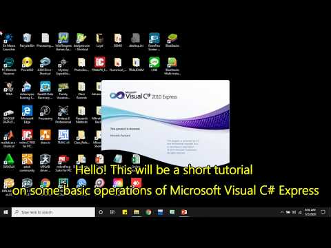 Microsoft Visual C# Express Short Tutorial