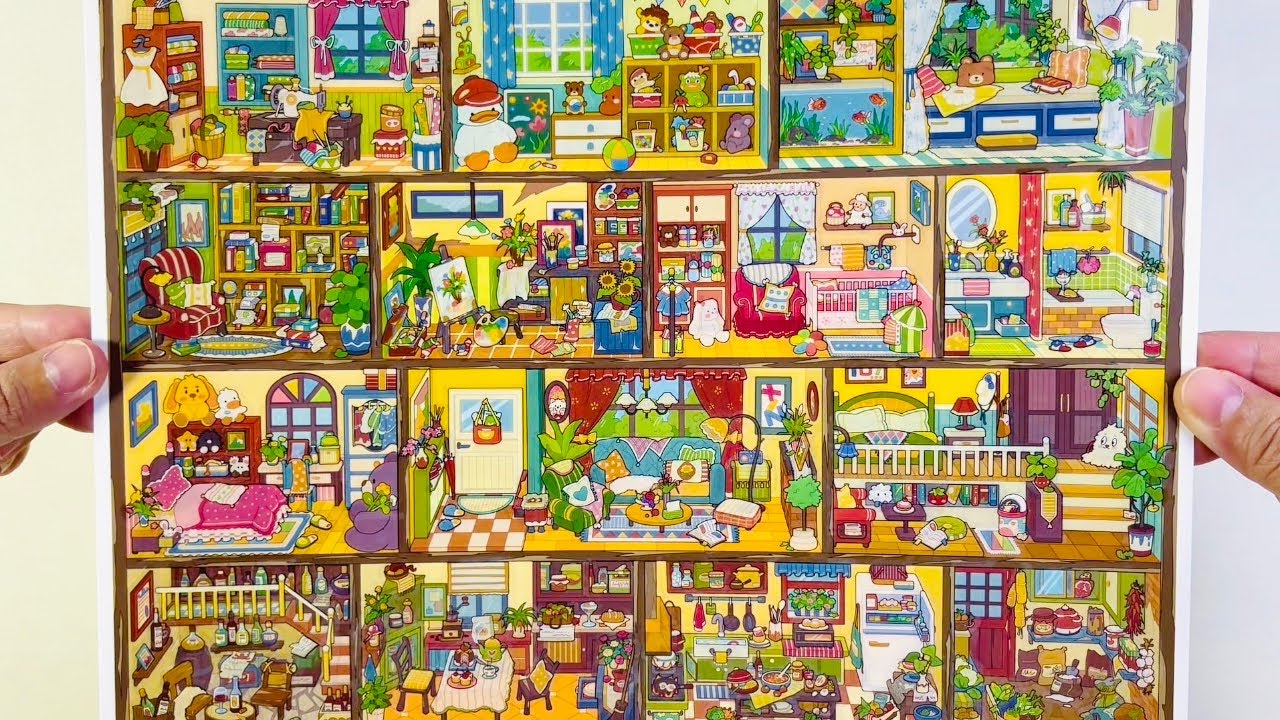 [ASMR]DIY a plaid apartment, rock mine