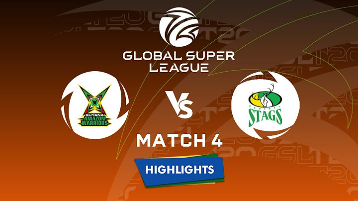 Highlights: 4th Match, Guyana Amazon Warriors vs Central Districts | 4th Match - GAW vs CD