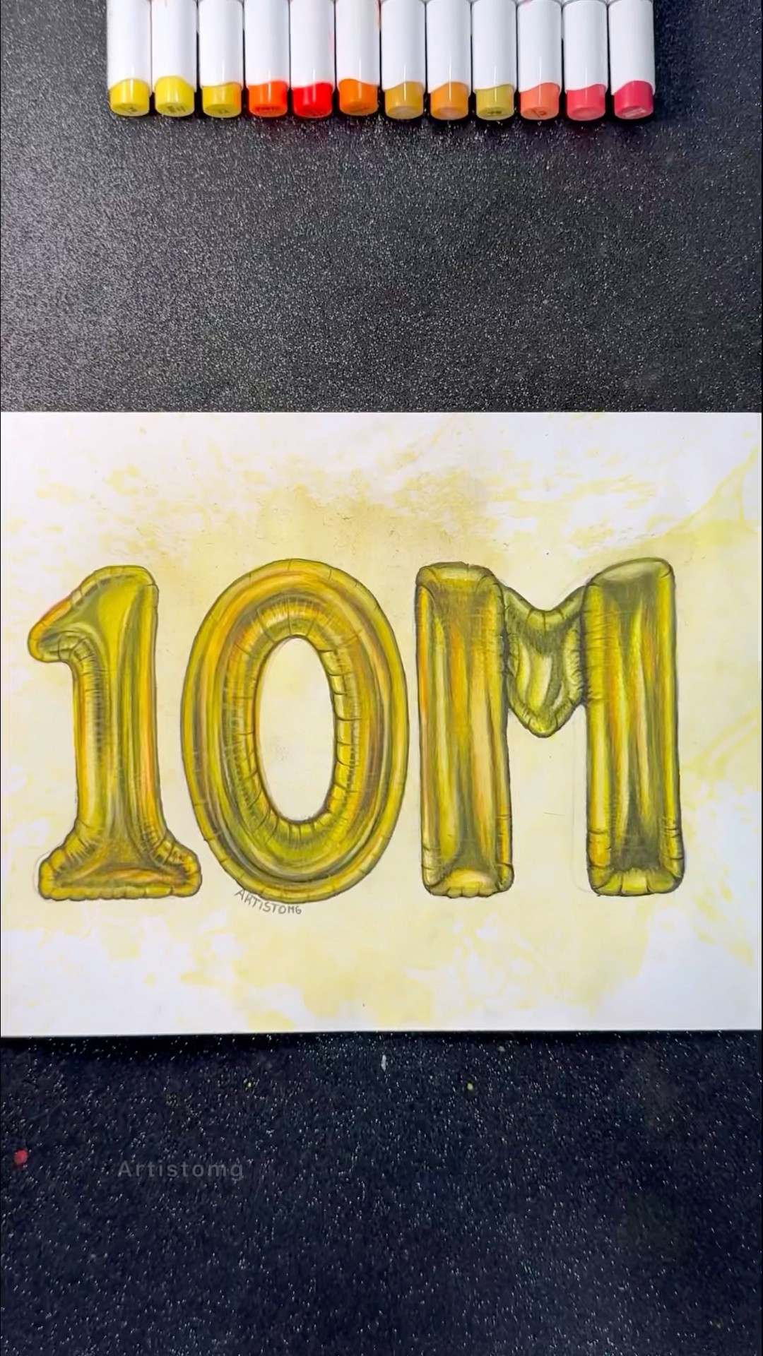10M on Youtube!! ?✨?  #artistomg #creator #shorts
