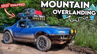 Overlanding My STI Swapped Miata 450 MILES Through the NORTH GEORGIA Mountains!