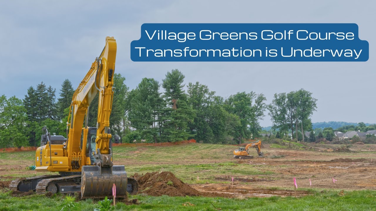 Village Greens Golf Course Transformation is Underway YouTube