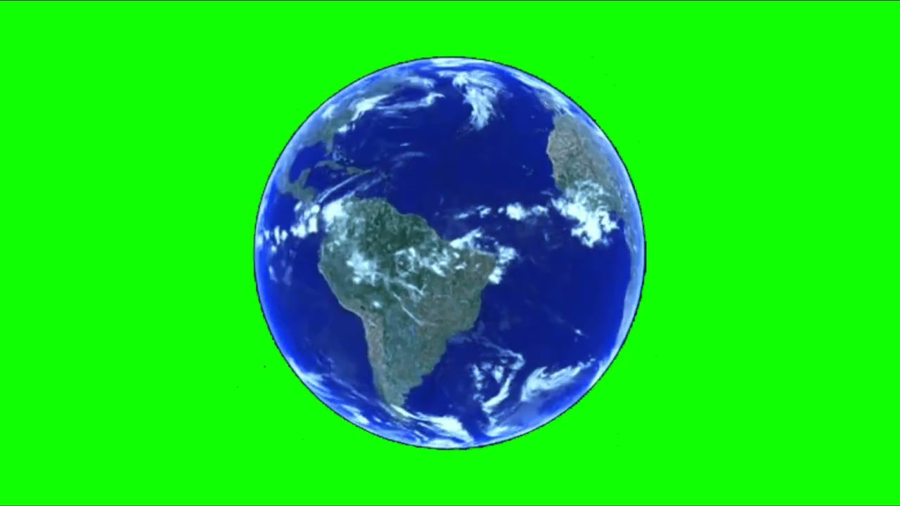 Green Screen Earth Background | Free Planet Rotate Animation Status Video | No Copyright