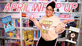 The 13 books I read in April | Monthly Reading Wrap Up📚