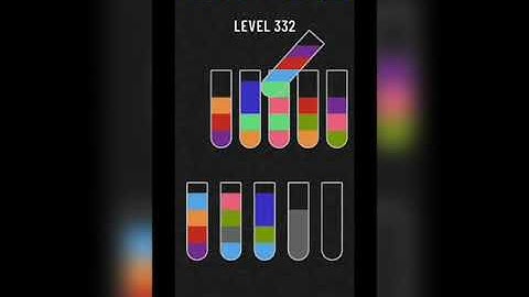 Water sort puzzle level 332