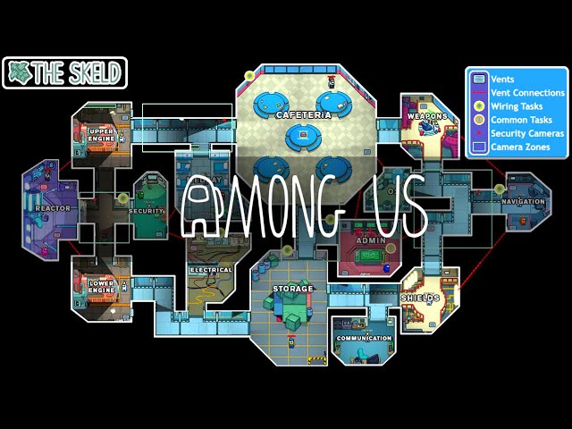 Among Us The Skeld Map Background 1 Hour Youtube