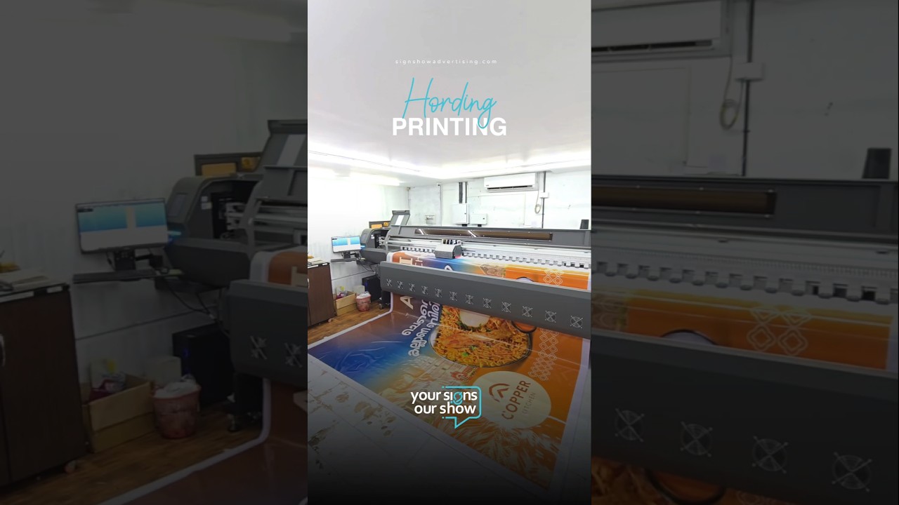 Hoarding Printing in Speed Mode See It to Believe It | Signshow Advertising HoardingPrint 