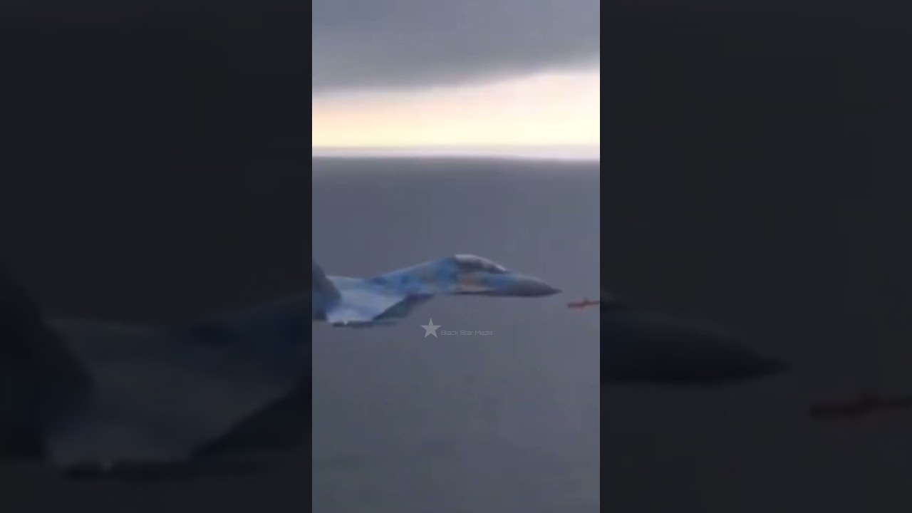 Su-27 chasing cruise missile 