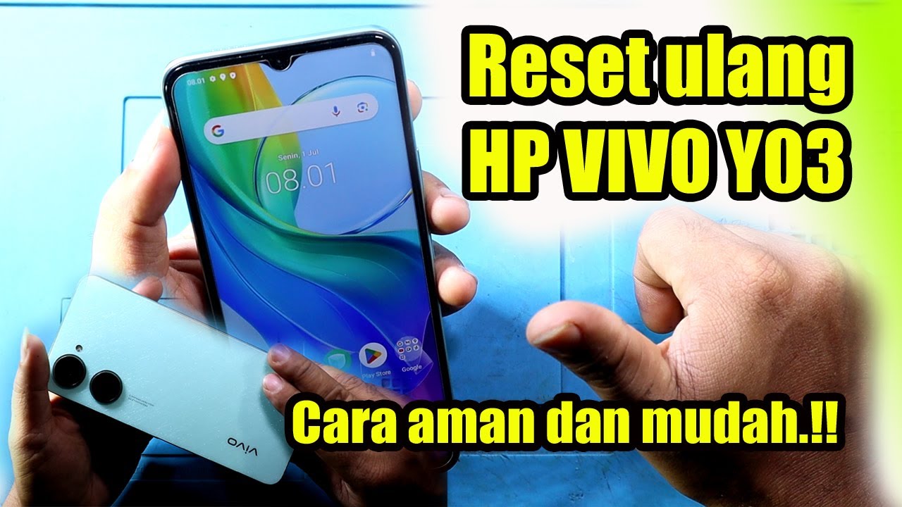 Cara reset ulang hp VIVO Y03 lewat pengaturan pabrik aman 100% - YouTube