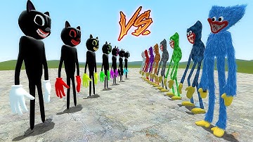 NEW CARTOON CAT COLORS PACK VS HUGGY WUGGY COLOR!! Garry