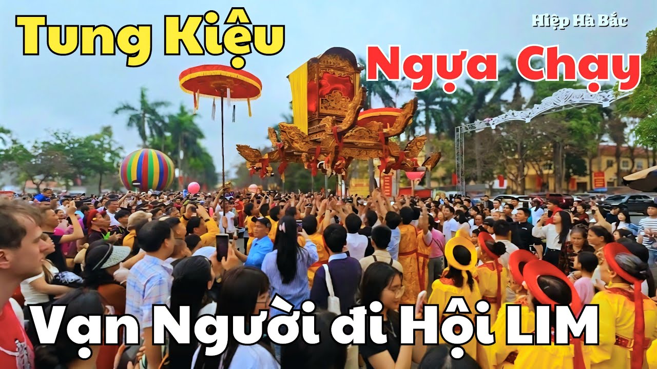 Vạn Người về Hội Lim xem Rước Kiệu ngày Chính Hội 13 tháng Giêng 2026