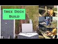 DIY DECK BUILD | TREX DECKING | HOW TO BUILD A DECK | PART 1