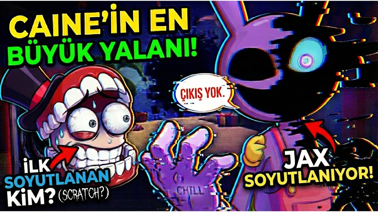 JAX'İN ELİNDEKİ GİZLİ MESAJ! ✋CAINE SİLİNİRSE HERKES KURTULUR MU? 🎪Digital Circus 7. Bölüm Teorileri