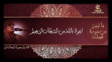 ما تيسر من سورة فصلت - الشيخ (محمود الشحات انور)