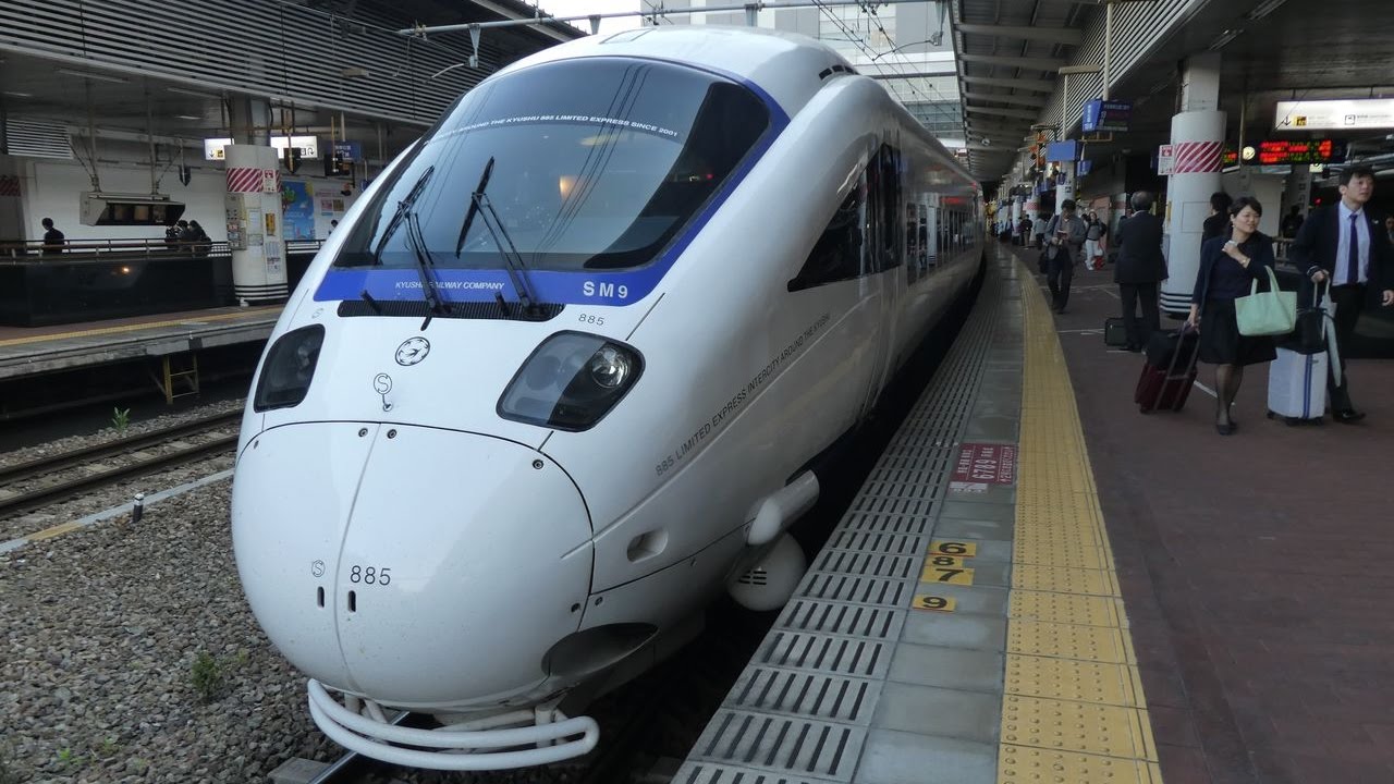 [鉄道車窓2017-04-28]特急かもめ30号 博多行(長崎→博多)