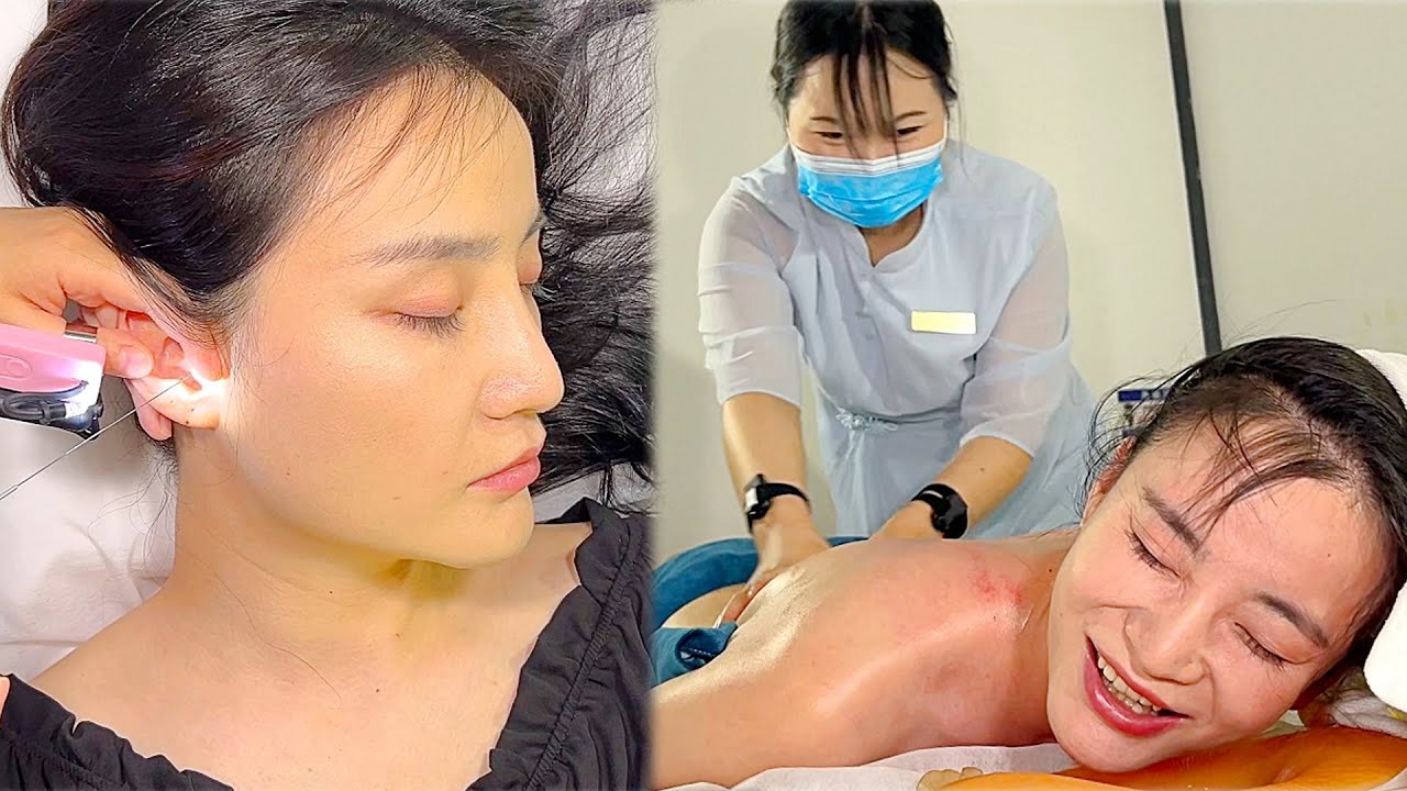 🌪️Тройной внутричерепной АСМР, китайское ковыряние в ушах, массаж головы, СПА с эфирными маслами